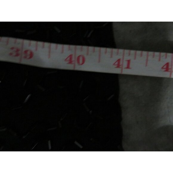 BLACK TIE Vintage Stunningly Embellished Beaded & Sequined 100% Silk Black Tie D - Picture 8 of 10